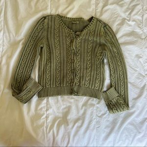 American Eagle Green Sweater